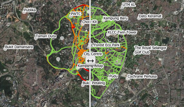 COVID-19 Movement Control Order (MCO) Effect on Kuala Lumpur City Centre